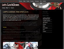 Tablet Screenshot of lowprolockdown.com
